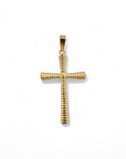 Cruz Oro Amarillo Espiral