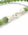 Collar OPIA Jade verde con broche gancho