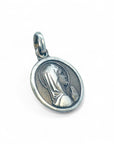 Medalla Virgen Orando 14 mm Plata 925 Personalizable