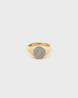 Anillo Oro Amarillo y Diamantes