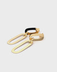 Aros Eslabones Oro Amarillo