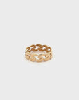 Anillos Eslabones Oro Amarillo