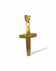 Colgante Cruz lámina oro 18K / 3 x 2 cm