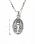 Medalla Virgen de los Rayos Plata 925