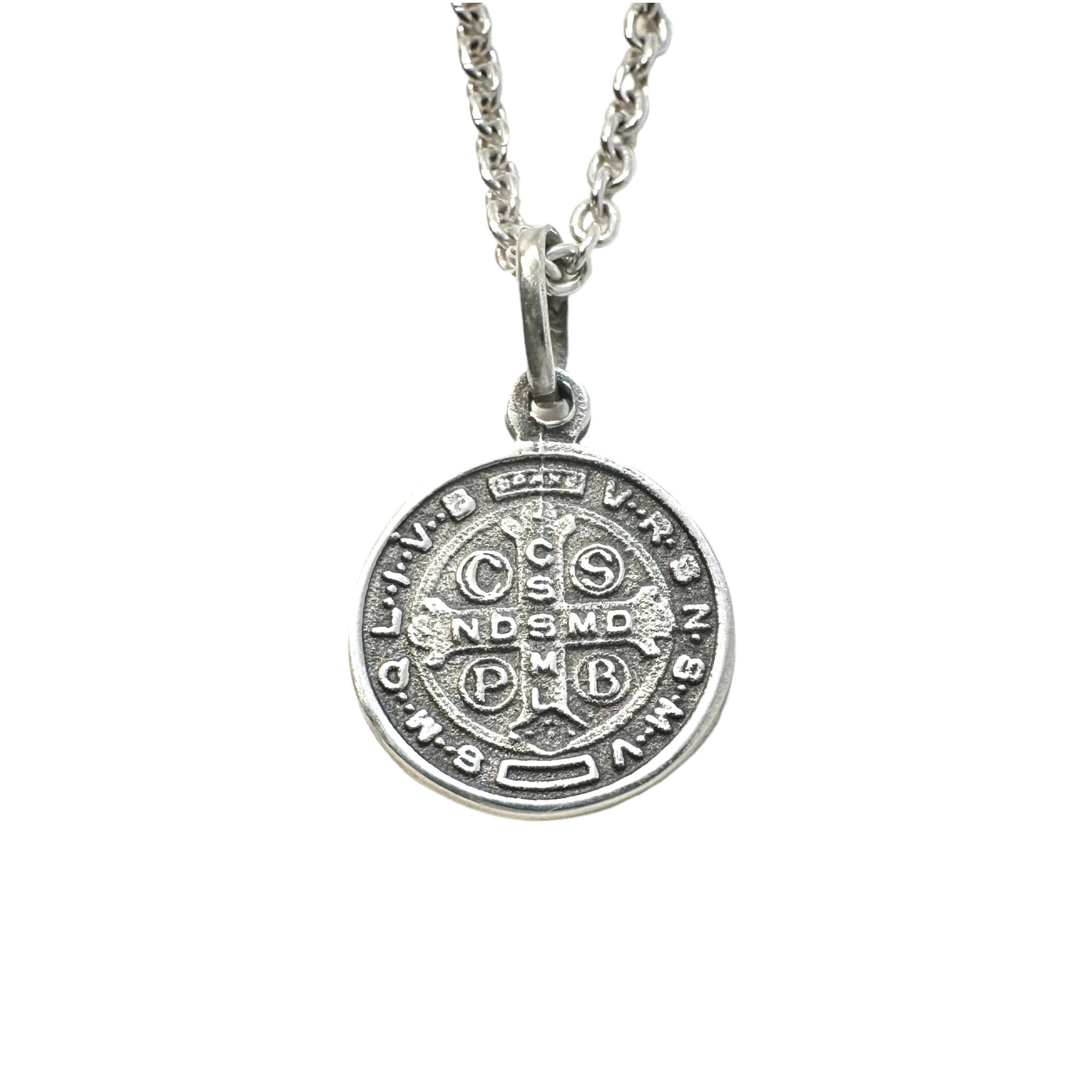 Medalla San Benito Plata 925