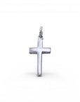 Cruz de Plata 925 (9x17 mm) Personalizable