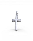 Cruz de Plata 925 (9x17 mm) Personalizable
