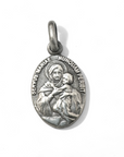Medalla Virgen Mariana 12mm Plata 925