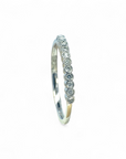 Anillo Cintillo Diamante Lab Bisel ruleteado