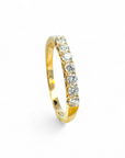 Anillo Cintillo Diamante Lab grifa 0,07 ct