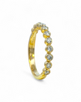 Anillo Cintillo Diamante Lab Bisel 0,03 ct