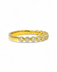 Anillo Cintillo Diamante Lab Bisel 0,03 ct