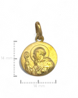 Medalla San Benito Oro 18K (1,4 Cm / 1 Gr)