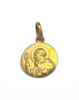 Medalla San Benito Oro 18K (1,4 Cm / 1 Gr)