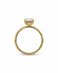 Anillo solitario Sophia Schneider Joyas de oro 18K con diamante de laboratorio corte esmeralda de 1,53 ct