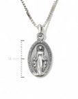 Medalla de Plata Virgen de los Rayos (8x14 mm)
