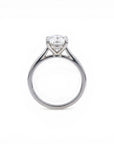 Sophia Schneider Joyas 10K white gold solitaire ring with a 2 ct lab-created diamond.