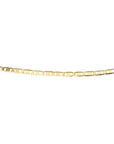 Sophia Schneider Joyas 18K yellow gold flat figaro link chain necklace, 45 cm length.