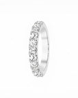 Sophia Schneider Joyas silver 925 band ring with 0.5 ctw lab diamonds.