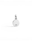 Sophia Schneider Joyas 8mm silver guardian angel medal, customizable engraving on the back.