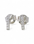 Aros Barritas Diamantes en grifa