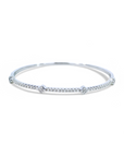 Esclava oval Diamantes y Flores