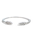 Esclava Abierta Diamantes Baguette y brillantes