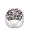 Anillo Diseño Diamantes 4,1 Ct corte brillantes pavé