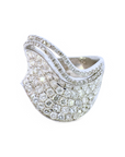 Anillo Diseño Diamantes corte brillante 2,5 Ct