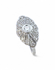 Anillo Diamante en Bisel diseño Vintage