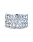 Anillo Cintillo Diamantes corte brillante 2,1 ct