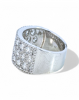 Anillo Cintillo Diamantes corte brillante 2,1 ct