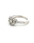 Anillo Diamante Brillantes en Grifa Halo