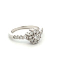 Anillo Diamante Brillantes en Grifa Halo