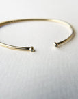 A pedido - Esclava Abierta Diamantes 0,10 ct Bisel Round