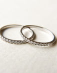 A pedido - Anillo Cintillo Brillantes en Grifa 0,01.5 ct