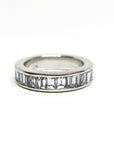 A pedido - Anillo Sinfín Baguette en Riel 3,5 x 2,5 mm