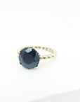 A pedido - Anillo Onix Redondo Grifa Argolla pelotitas