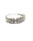 A pedido - Anillo Cintillo Brillantes en Bisel Gardenia