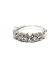 A pedido - Anillo Cintillo Brillantes en Bisel Gardenia
