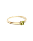 A pedido - Anillo Peridoto Redondo 3,4 mm Grifa