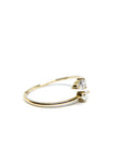 A pedido - Anillo Diamantes Pera en Grifa 0,11 ct Abierto