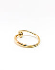 A pedido - Anillo Oro amarillo Diseño Clavo Gold Tallado