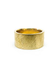 A pedido - Anillo Oro Amarillo Diseño Bold Matizado