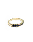 A pedido - Anillo Cintillo Zafiros en Grifa