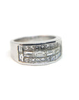 A pedido - Anillo Baguette y Princess Diseño Geométrico