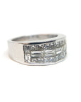 A pedido - Anillo Baguette y Princess Diseño Geométrico