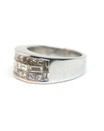 A pedido - Anillo Baguette y Princess Diseño Geométrico