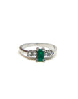 A pedido - Anillo Esmeralda y Diamantes