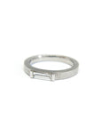 A pedido - Anillo Baguette 7x2,2 mm Grifa Matizado